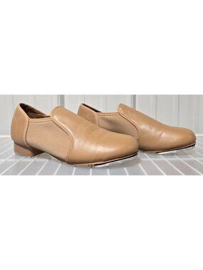 Weissman W1500 Slip On Stretch Tap Shoes Caramel Color -- Size Women's 6 AM